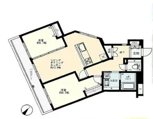 プレール・ドゥーク学芸大学【4階】の間取り