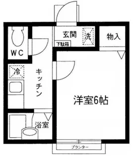 ソレジオ【1階】の間取り