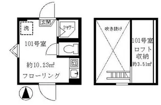ティ・アーモショコラ(ティアーモショコラ)【1階】の間取り