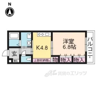 マ・リッチ西院【1階】の間取り