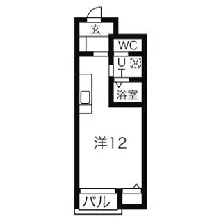 アメリカンアパートメントハウス A棟・B棟【1階】の間取り