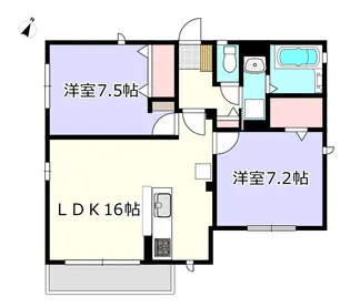 スピニッチ【2階】の間取り