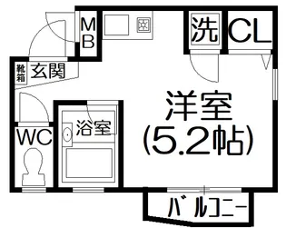 フォレストイン宮町【4階】の間取り