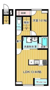 ドゥオ【2階】の間取り