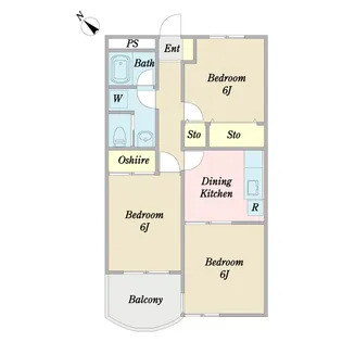 ライフピア行徳2【1階】の間取り