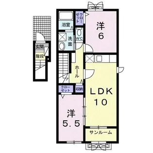 アルバ【2階】の間取り