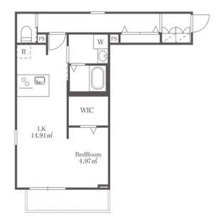 メテオール【2階】の間取り