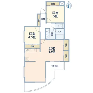 もえぎ野ガーデン【3階】の間取り