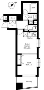 ダイナシティ三田【9階】の間取り