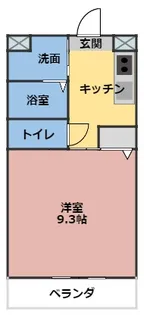 クオリア江戸橋【1階】の間取り
