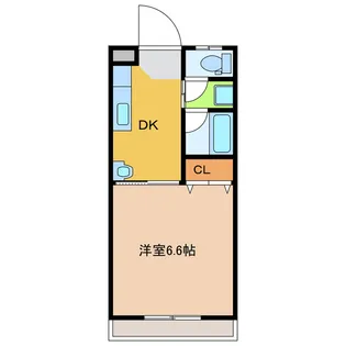 グリーンコーポII【1階】の間取り