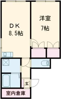 ルネス住吉【9階】の間取り