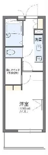 レオパレス空とぶジュウタン【2階】の間取り
