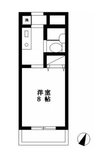 ユニーブル読売ランド【2階】の間取り