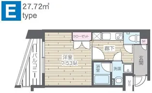 HF烏丸鞍馬口レジデンス【5階】の間取り