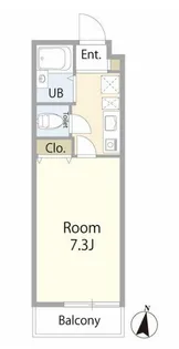 フォレスト小竹【1階】の間取り