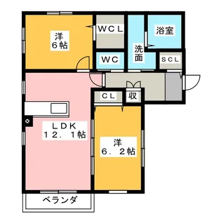 コルティーレ(Cortire)【1階】の間取り