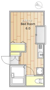 メゾンドフルール【2階】の間取り
