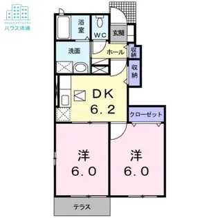 エクセレント【1階】の間取り
