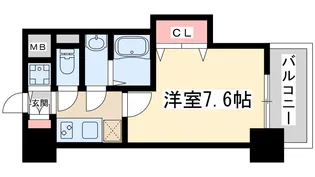 ラグゼ新大阪4【2階】の間取り