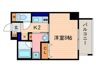 イルマ-レ京都高倉【5階】の間取り