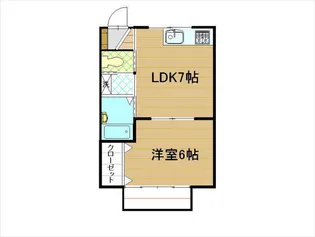 ヴィラージュ飯田S【2階】の間取り