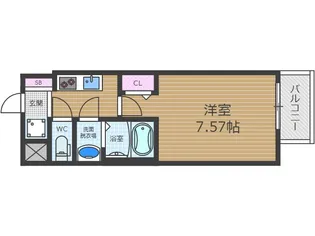 ロイス茨木奈良町【1階】の間取り