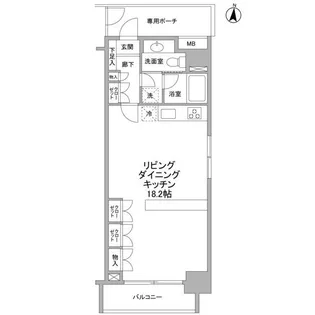 東急ドエル・キルト三軒茶屋【2階】の間取り