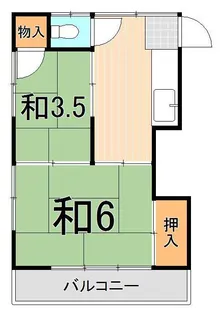 第3西亀荘【1階】の間取り