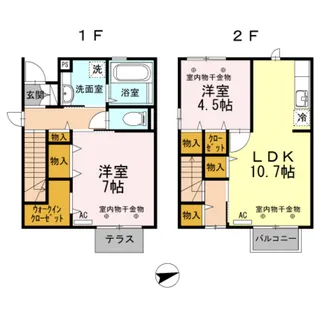 グレイスフル【2階】の間取り