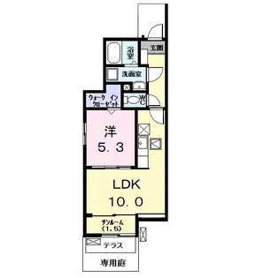 コートハイムKII【1階】の間取り