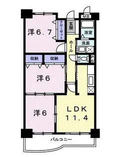 セレブリティ I【2階】の間取り