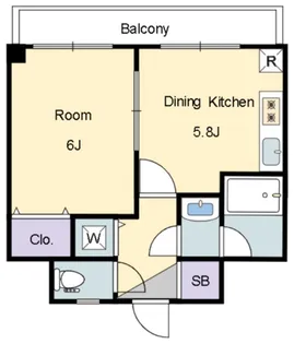 チェリーブロッサムズハイツ【1階】の間取り