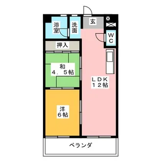 青木ビル【2階】の間取り