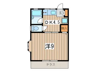 ハイムテレーゼ【1階】の間取り