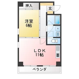 ☆マノシティマンション【3階】の間取り