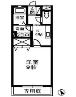 グランディール C【1階】の間取り