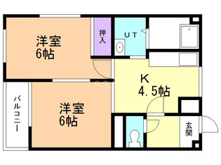 フォーリアス【1階】の間取り