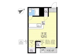 DOMUSマンション(ドムスマンション)【1階】の間取り