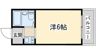 ルネッサンス西梅田【5階】の間取り