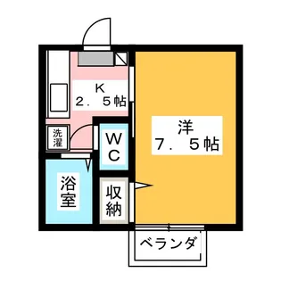 ブルームZEN【2階】の間取り