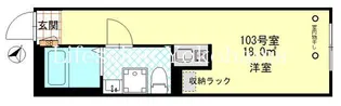 ミント杉田【1階】の間取り