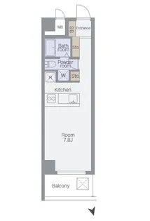 ロイヤルハイツ新宿御苑【3階】の間取り