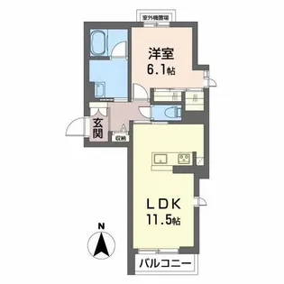 シャーメゾン Key Luck【3階】の間取り