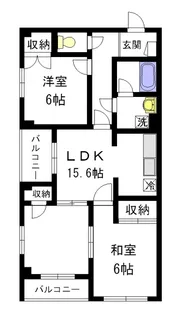 サンフラワー【3階】の間取り