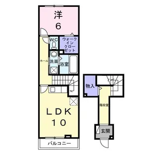 プロムナード【2階】の間取り