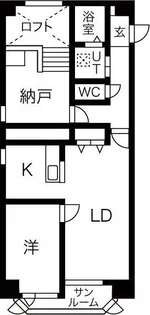 La Luce菊水【2階】の間取り