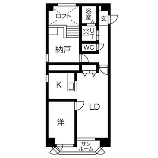 La Luce菊水 ラ・ルーチェキクスイ【2階】の間取り