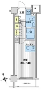 リエトコート向島【6階】の間取り