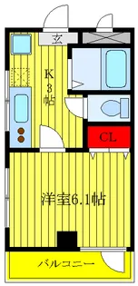 メゾンアカネ【2階】の間取り